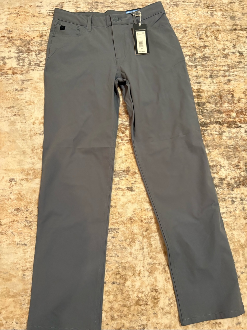 Vineyard Vines boys Gray Performance Chinos
